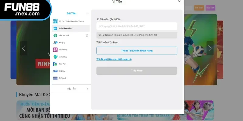 Hướng dẫn các bước giao dịch Fun88 nhanh cho tân binh